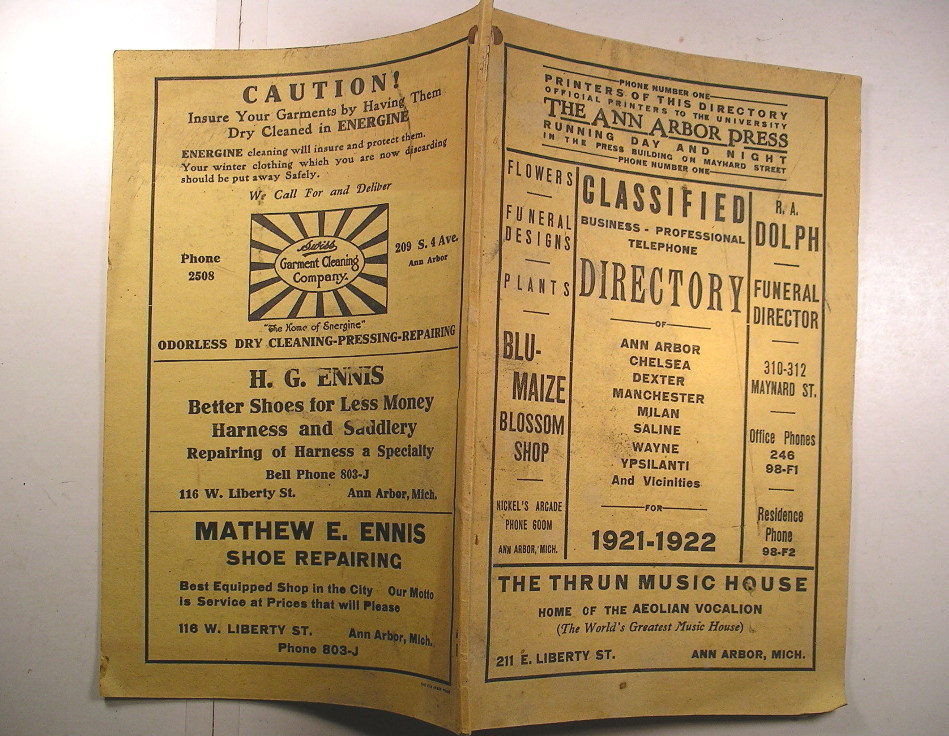 Not a PHP directory list - an early phone book